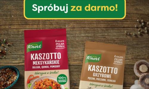 Smakuj i wygrywaj! KASZA PEŁNA SMAKU KNORR – akcja darmowego próbowania i konkurs produktowy